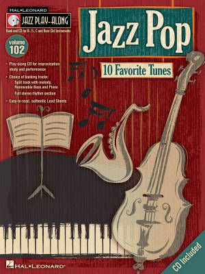 Hal Leonard - Jazz Pop: Jazz Play-Along Volume 102 - Book/CD