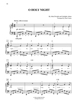 Top 50 Christmas Hits - Coates - Easy Piano - Book