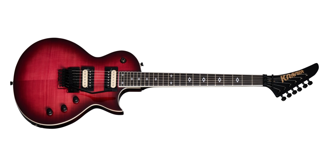 Assault Figured Electric Guitar with Gigbag - Magenta Perimeter