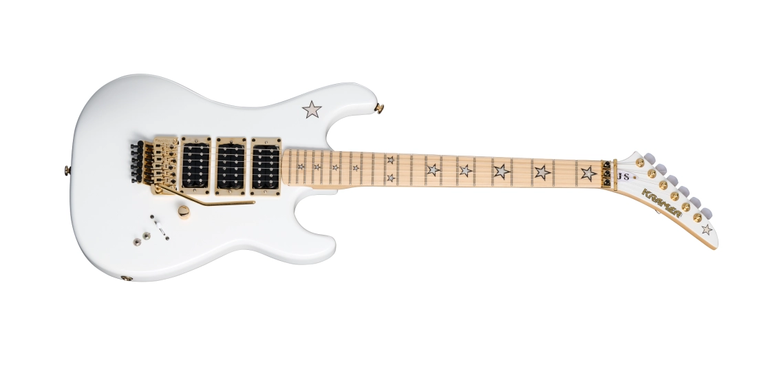 Jersey Star Electric Guitar with Gigbag - White Pearl