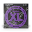 D'Addario ECG24 Chroom Flat Wound snarenset voor elektrische gitaar, Jazz Dun, 11-50