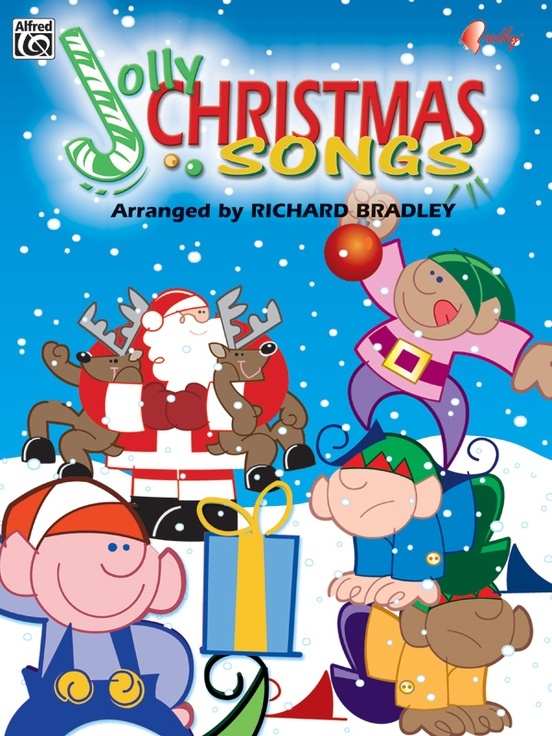 Jolly Christmas Songs - Bradley - Five Finger Piano - Book