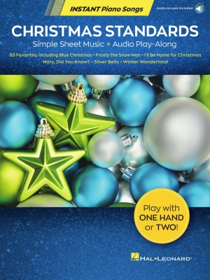 Hal Leonard - Christmas Standards: Instant Piano Songs - Piano - Book/Audio Online