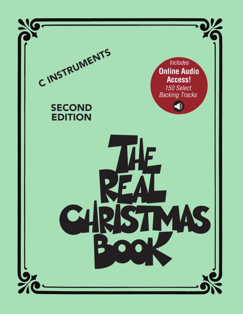 The Real Christmas Book Play-Along (Second Edition) - C Instruments - Book/Audio Online