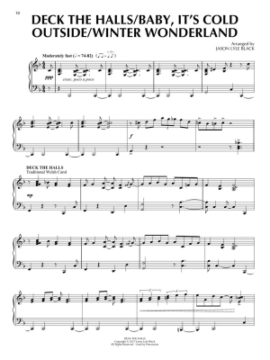 Christmas Medleys for Piano Solo - Black - Piano - Book