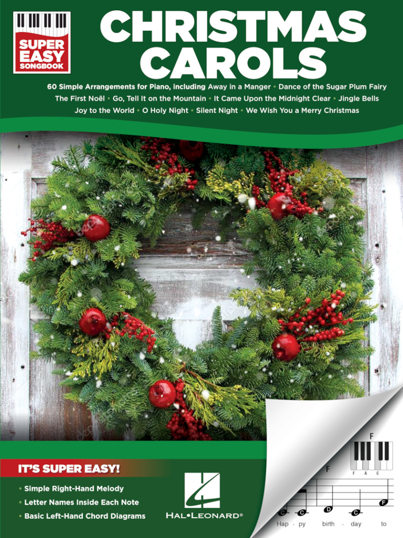 Christmas Carols: Super Easy Songbook - Easy Piano - Book