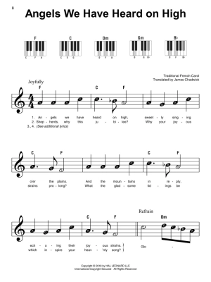 Christmas Carols: Super Easy Songbook - Easy Piano - Book