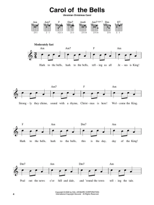 Christmas Carols for Easy Guitar - Guitar - Book