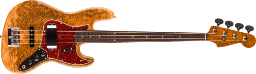 Fender Custom Shop - Artisan Maple Burl Jazz Bass, 3A Rosewood Fingerboard - Aged Natural