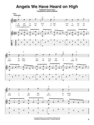 Fingerpicking Christmas - Guitar TAB - Book