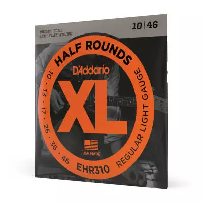 DAddario - EHR310 - Half Rounds REG. LIGHT 10-46