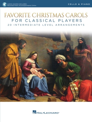 Hal Leonard - Favorite Christmas Carols for Classical Players - Cello/Piano - Book/Audio Online