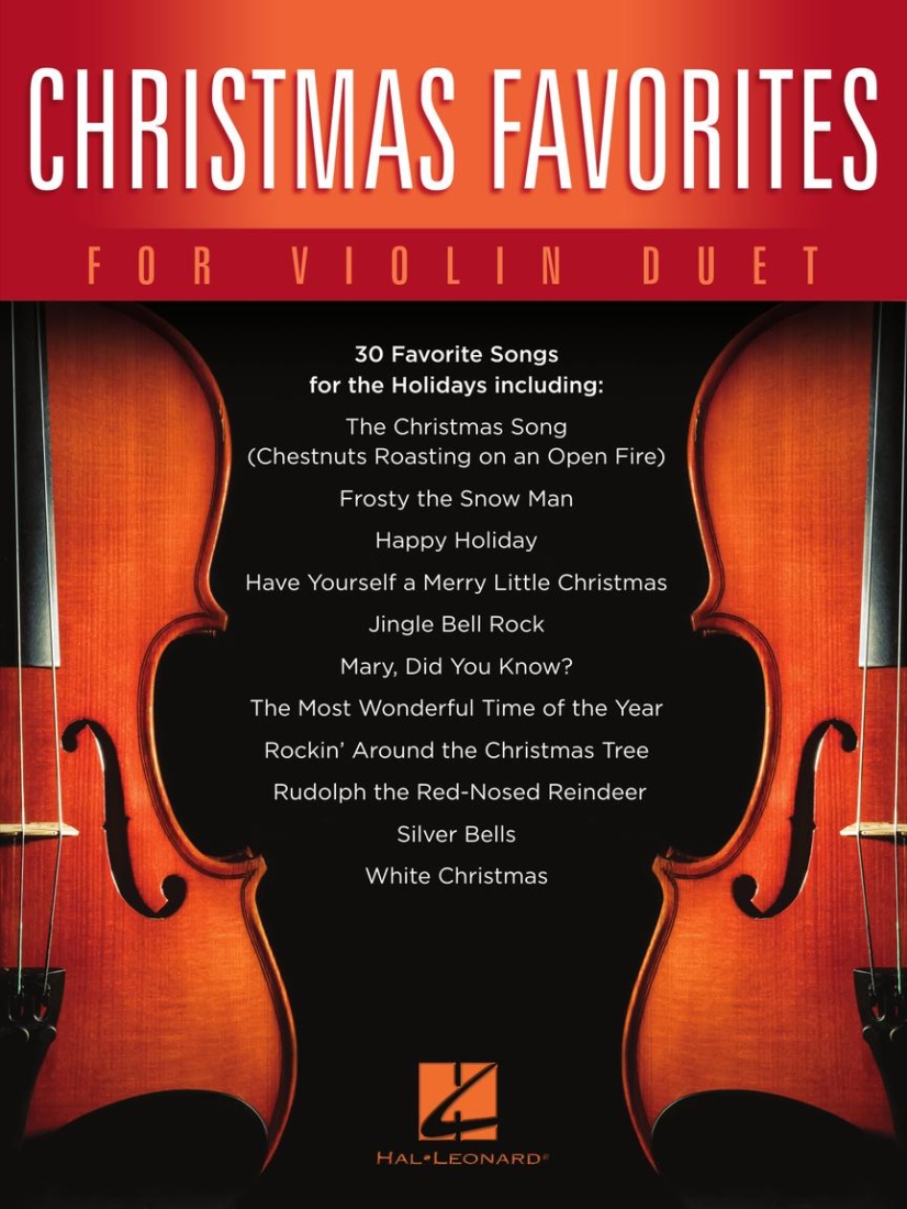 Christmas Favorites for Violin Duet - Book