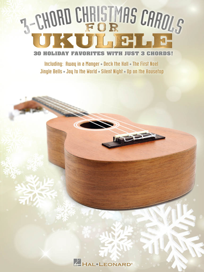 3-Chord Christmas Carols for Ukulele - Ukulele - Book