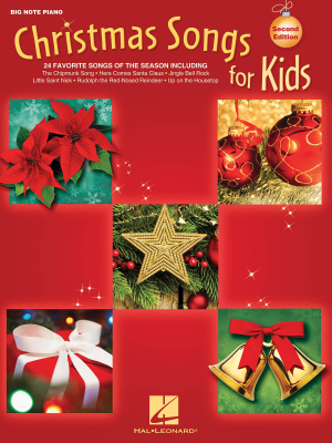 Hal Leonard - Christmas Songs for Kids (2nd Edition) - Big Note Piano - Book