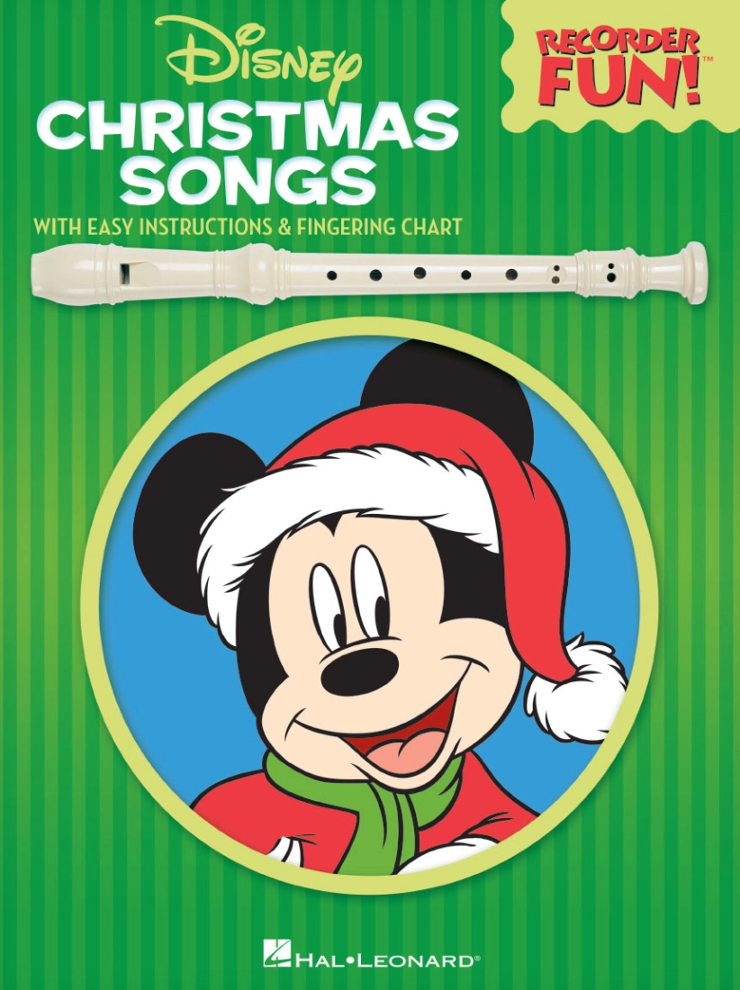 Disney Christmas Songs: Recorder Fun! - Recorder - Book