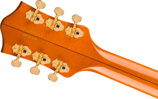 Limited Edition Quilt Classic Chet Atkins Hollow Body with Bigsby - Roundup Orange Stain Lacquer