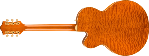 Limited Edition Quilt Classic Chet Atkins Hollow Body with Bigsby - Roundup Orange Stain Lacquer