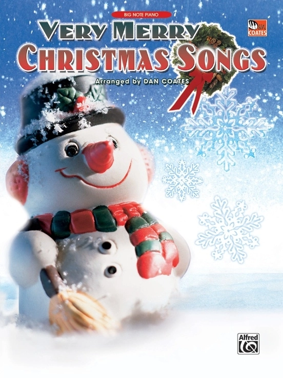 Very Merry Christmas Songs - Coates - Big Note Piano - Book