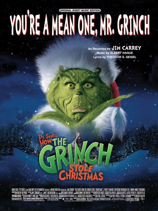 You\'re a Mean One, Mr. Grinch - Geisel/Hague - Piano/Vocal/Chords - Sheet Music