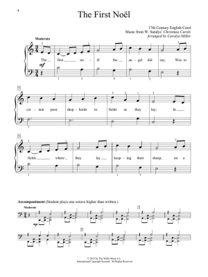 A Dozen a Day Christmas Songbook, Preparatory - Miller - Piano - Book/Audio Online