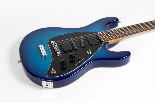 Steve Morse Signature Electric Guitar with Case - Blue Burst Sparkle