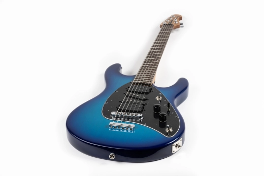 Steve Morse Signature Electric Guitar with Case - Blue Burst Sparkle