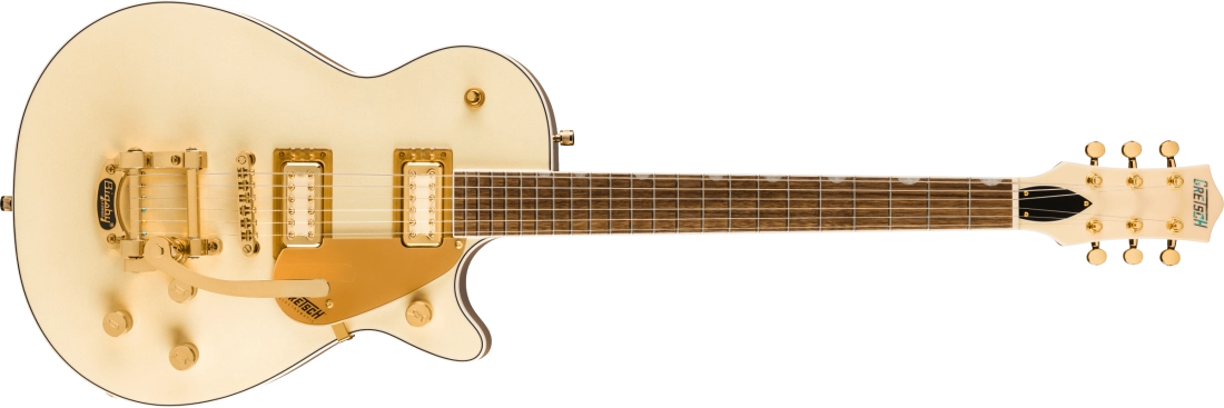 Electromatic Pristine LTD Jet Single-Cut with Bigsby, Laurel Fingerboard - White Gold