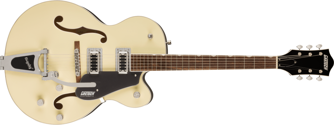 G5420T Electromatic Classic Hollow Body Single-Cut with Bigsby, Laurel Fingerboard - Two-Tone Vintage White/London Grey