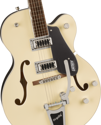 G5420T Electromatic Classic Hollow Body Single-Cut with Bigsby, Laurel Fingerboard - Two-Tone Vintage White/London Grey