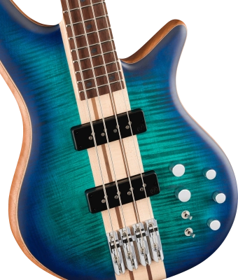 Pro Series Spectra Bass SBFM IV, Caramelized Jatoba Fingerboard - Chlorine Burst