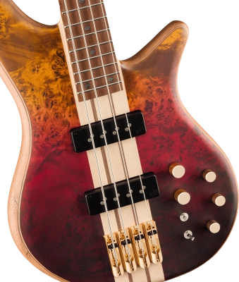 Pro Series Spectra Bass SBP IV, Caramelized Jatoba Fingerboard - Firestorm Fade