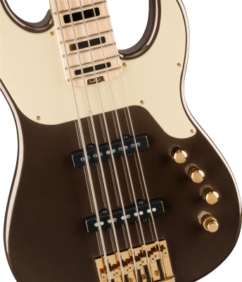 Adam Blackstone \'\'Gladys\'\' Jackson Pro Series Signature 5-String Concert Bass, Maple Fingerboard - Black Stone