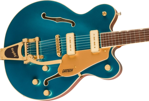 Electromatic Pristine LTD Center Block Double-Cut with Bigsby, Laurel Fingerboard - Petrol