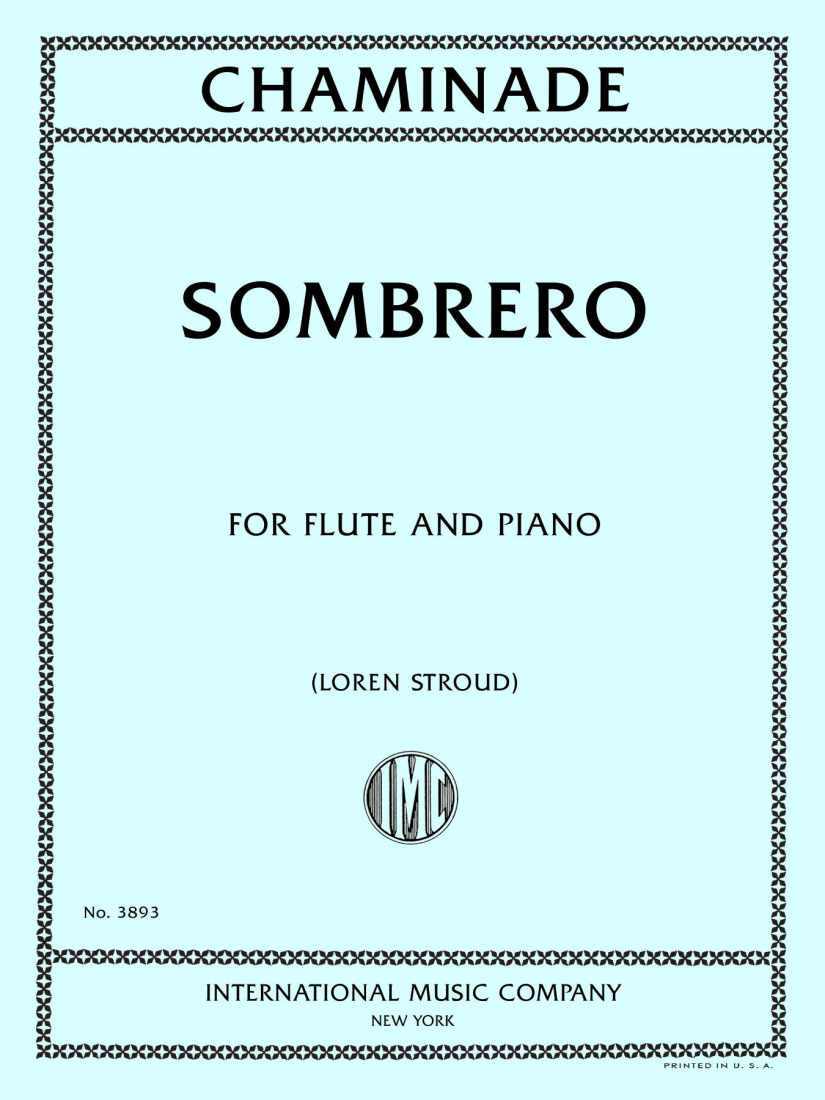 Sombrero - Chaminade/Stroud - Flute/Piano - Sheet Music