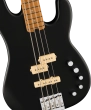 Pro-Mod San Dimas Bass PJ IV, Caramelized Maple Fingerboard - Satin Black