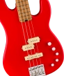 Pro-Mod San Dimas Bass PJ IV, Caramelized Maple Fingerboard - Satin Ferrari Red