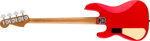 Pro-Mod San Dimas Bass PJ IV, Caramelized Maple Fingerboard - Satin Ferrari Red