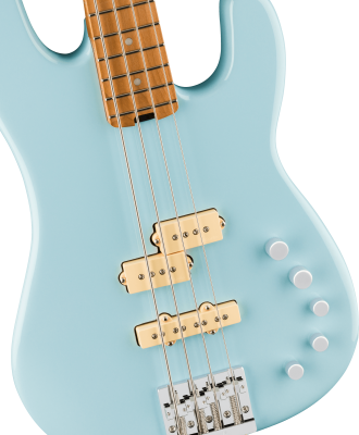 Pro-Mod San Dimas Bass PJ IV, Caramelized Maple Fingerboard - Sonic Blue