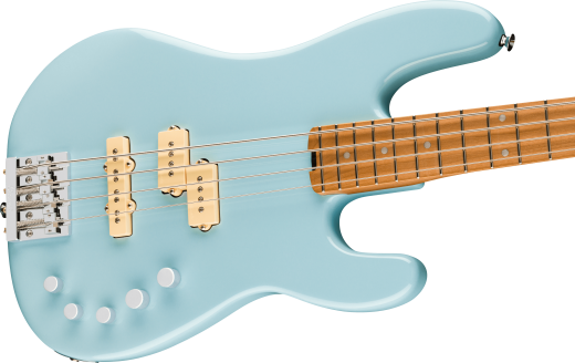 Pro-Mod San Dimas Bass PJ IV, Caramelized Maple Fingerboard - Sonic Blue