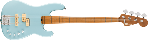 Charvel Guitars - Pro-Mod San Dimas Bass PJ IV, Caramelized Maple Fingerboard - Sonic Blue