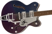 Electromatic John Gourley Broadkaster Center Block, Laurel Fingerboard - Iridescent Black