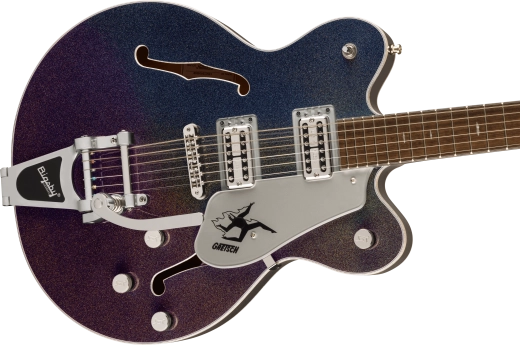 Electromatic John Gourley Broadkaster Center Block, Laurel Fingerboard - Iridescent Black