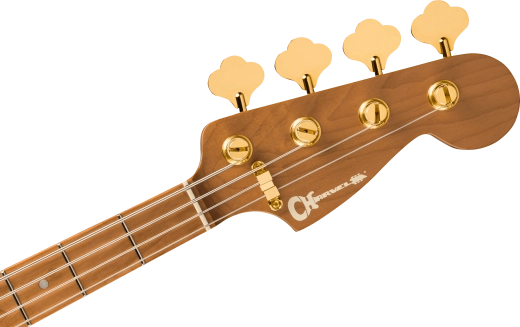 Pro-Mod San Dimas Bass PJ IV, Caramelized Maple Fingerboard - Natural Mahogany