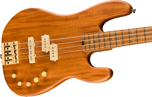 Pro-Mod San Dimas Bass PJ IV, Caramelized Maple Fingerboard - Natural Mahogany