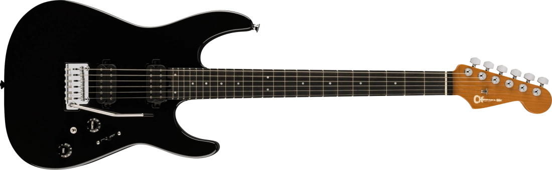 Pro-Mod DK24 HH 2PT EB, Ebony Fingerboard - Gloss Black