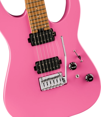 Pro-Mod DK24 HH 2PT CM, Caramelized Maple Fingerboard - Bubblegum Pink