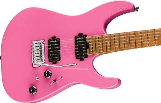 Pro-Mod DK24 HH 2PT CM, Caramelized Maple Fingerboard - Bubblegum Pink