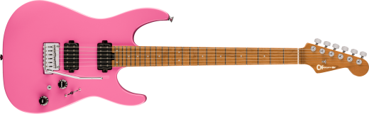 Charvel Guitars - Pro-Mod DK24 HH 2PT CM, Caramelized Maple Fingerboard - Bubblegum Pink