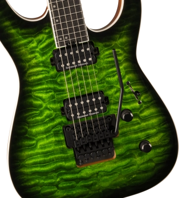 Pro Plus Series Dinky DKAQ, Ebony Fingerboard - Emerald Green